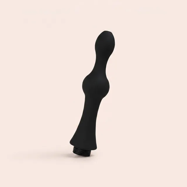 be-happy-embout-douche-anale-flexible-silicone-noir-hygi-ne image 1