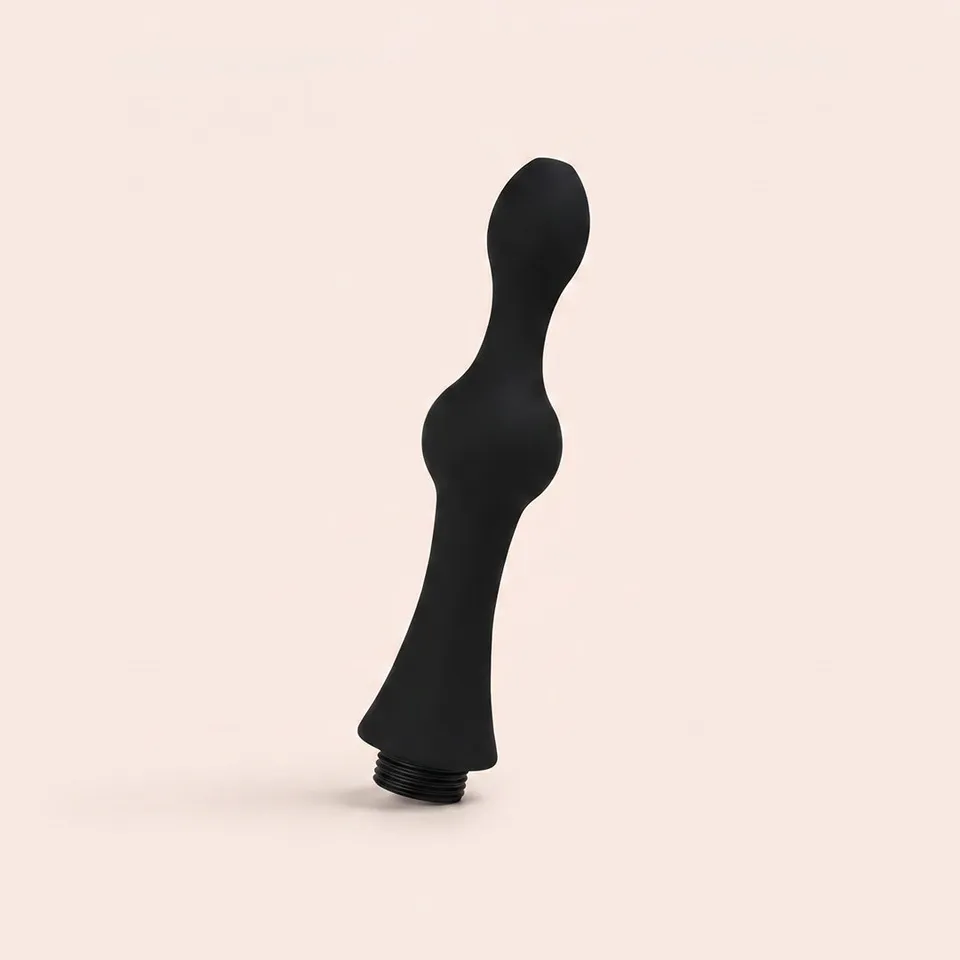 be-happy-embout-douche-anale-flexible-silicone-noir-hygi-ne image 1