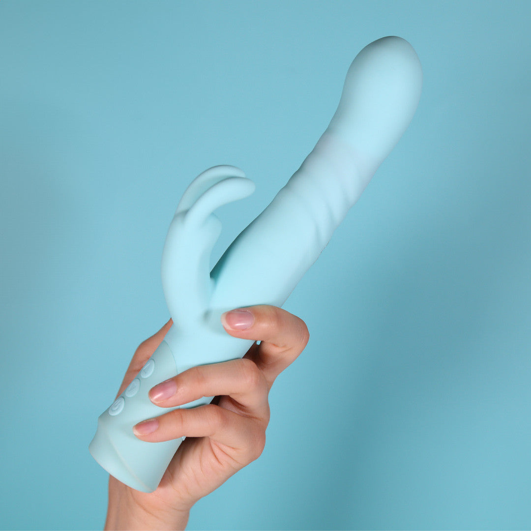 be-happy-osmose-rabbit-vibromasseur-bleu-double-stimulation image 2