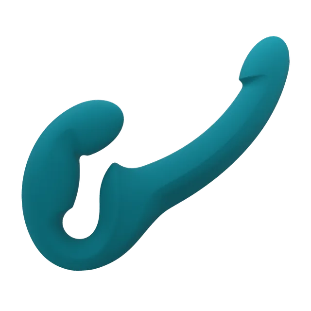 fun-factory-share-lite-double-gode-bleu-sans-vibration-harnais image 1