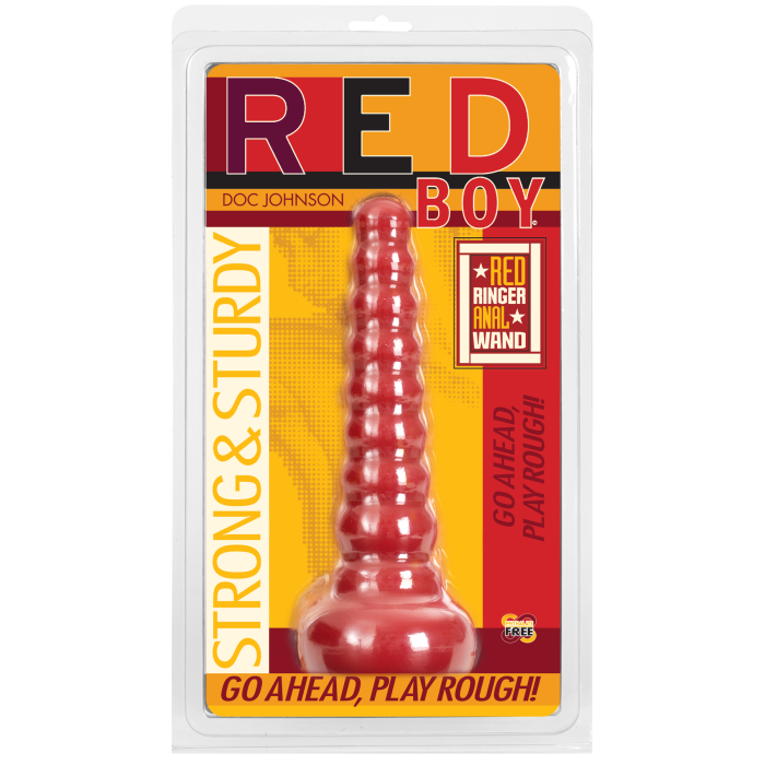 doc-johnson-red-boy-red-ringer-plug-anal-rouge-17-7-cm image 2