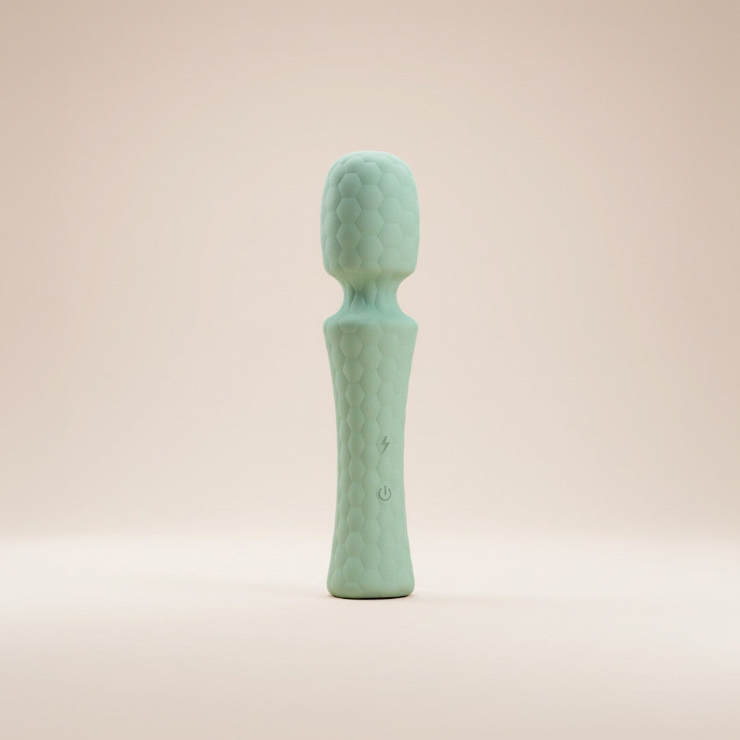 be-happy-stormy-wand-clitoridien-vibrant-vert-puissant image 1