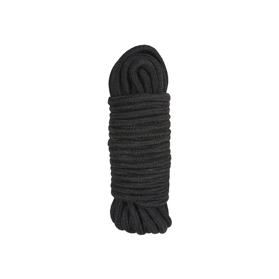 be-happy-domination-soft-corde-fine-bondage-coton-10m-noir image 1