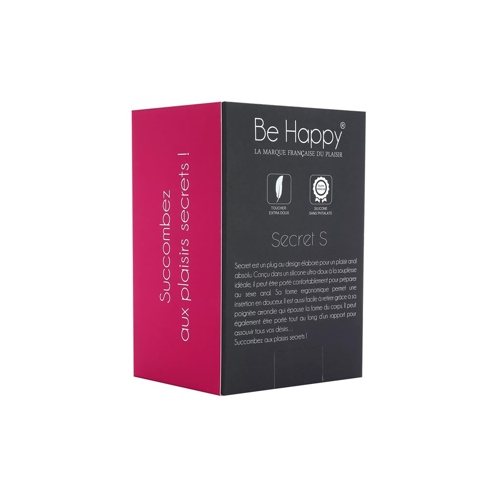 be-happy-secret-plug-anal-silicone-noir-taille-m image 6