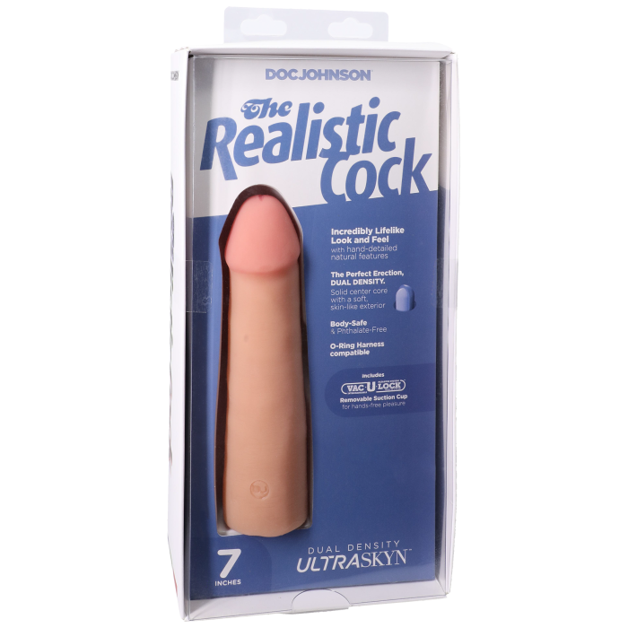 doc-johnson-realistic-cock-gode-ventouse-ultraskyn-18-cm-vanille image 8