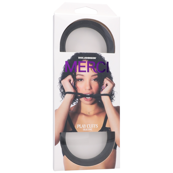 doc-johnson-merci-play-cuffs-menottes-silicone-noir image 2
