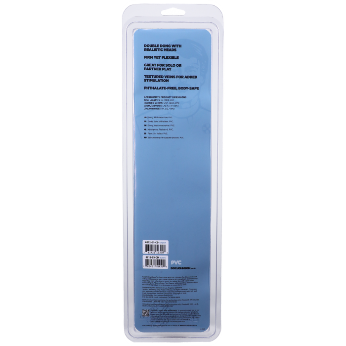 doc-johnson-classic-double-header-gode-double-30-cm-cr-me image 7