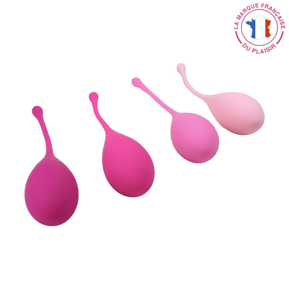 be-happy-diamant-de-geisha-boules-rose-silicone-progressives image 3