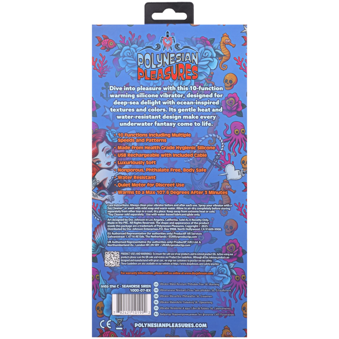 doc-johnson-seahorse-siren-vibromasseur-silicone-bleu image 6