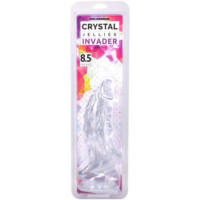 doc-johnson-crystal-jellies-invader-gode-transparent-sans-phtalates image 5