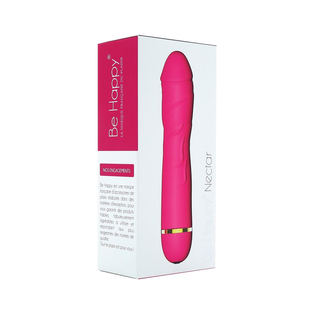 be-happy-nectar-vibromasseur-r-aliste-silicone-rose image 5