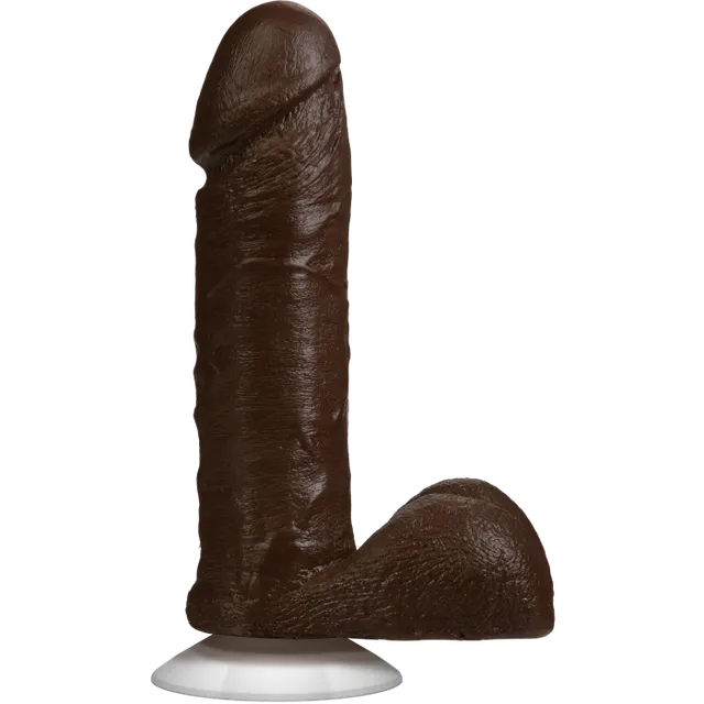 doc-johnson-the-realistic-cock-gode-r-aliste-15-cm-ventouse-marron image 1