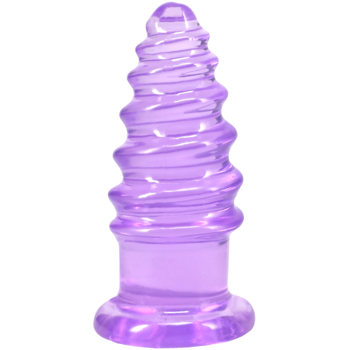 doc-johnson-crystal-jellies-anal-twist-plug-anal-transparent-5 image 7