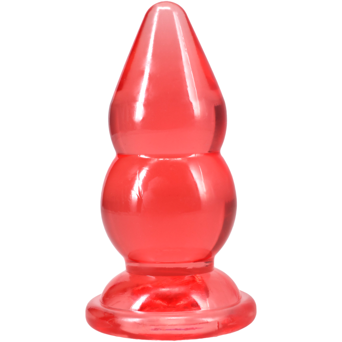 doc-johnson-crystal-jellies-double-pop-plug-anal-15-cm-transparent image 5