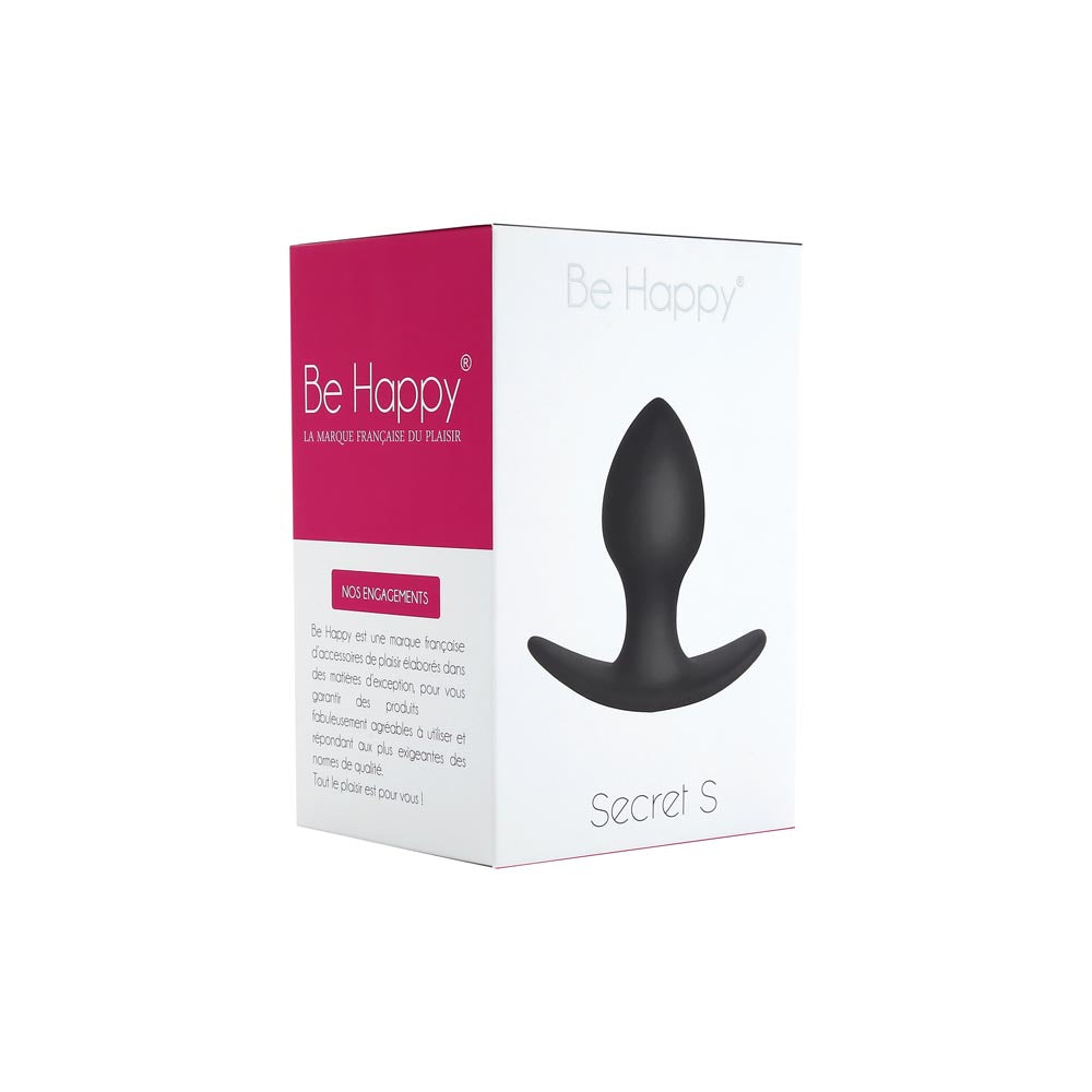 be-happy-secret-plug-anal-silicone-noir-taille-m image 5