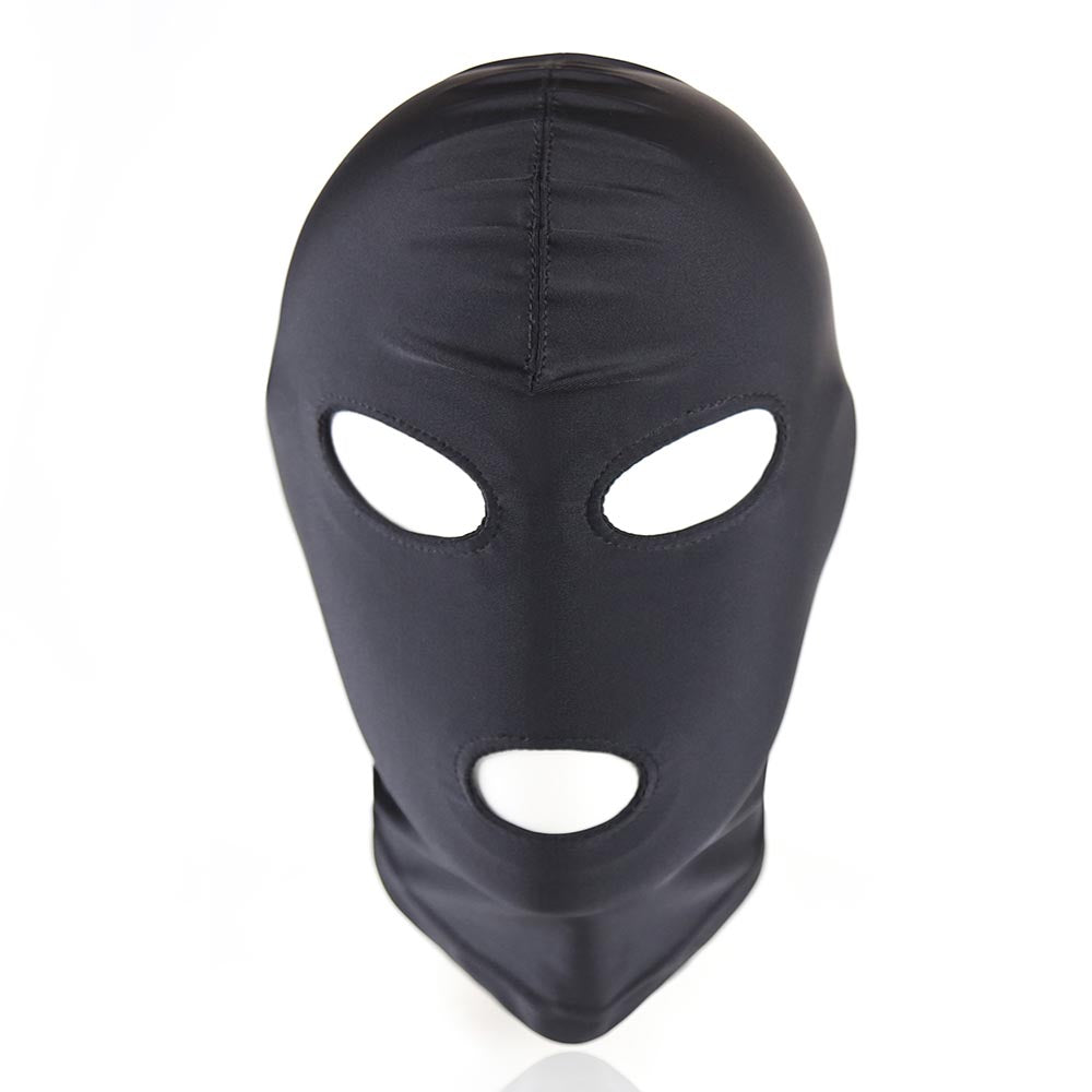 be-happy-domination-soft-cagoule-ouverte-spandex-noire-yeux-bouche image 3