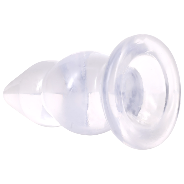 doc-johnson-crystal-jellies-double-pop-plug-anal-15-cm-transparent image 2