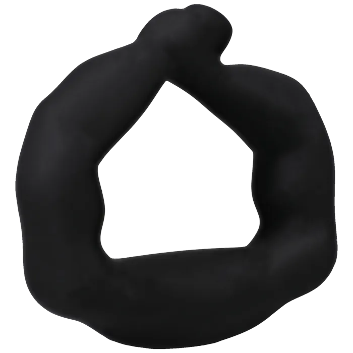 titanmen-muscle-bound-anneau-p-nien-silicone-noir-32-mm image 1