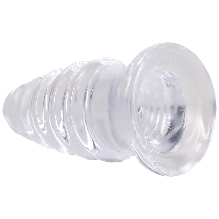 doc-johnson-crystal-jellies-anal-twist-plug-anal-transparent-5 image 2