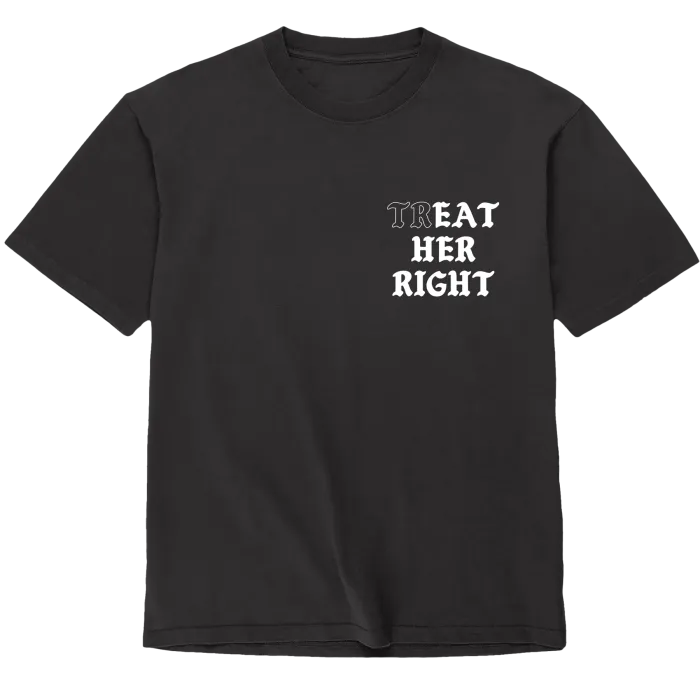 doc-johnson-assholes-live-forever-treat-her-right-t-shirt-coton-noir-small image 1
