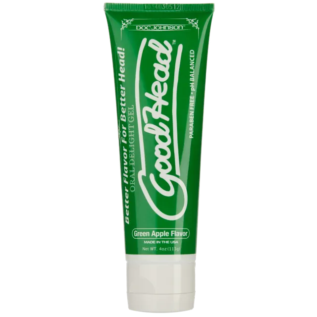 doc-johnson-goodhead-oral-delight-gel-oral-pomme-verte-113-g image 1