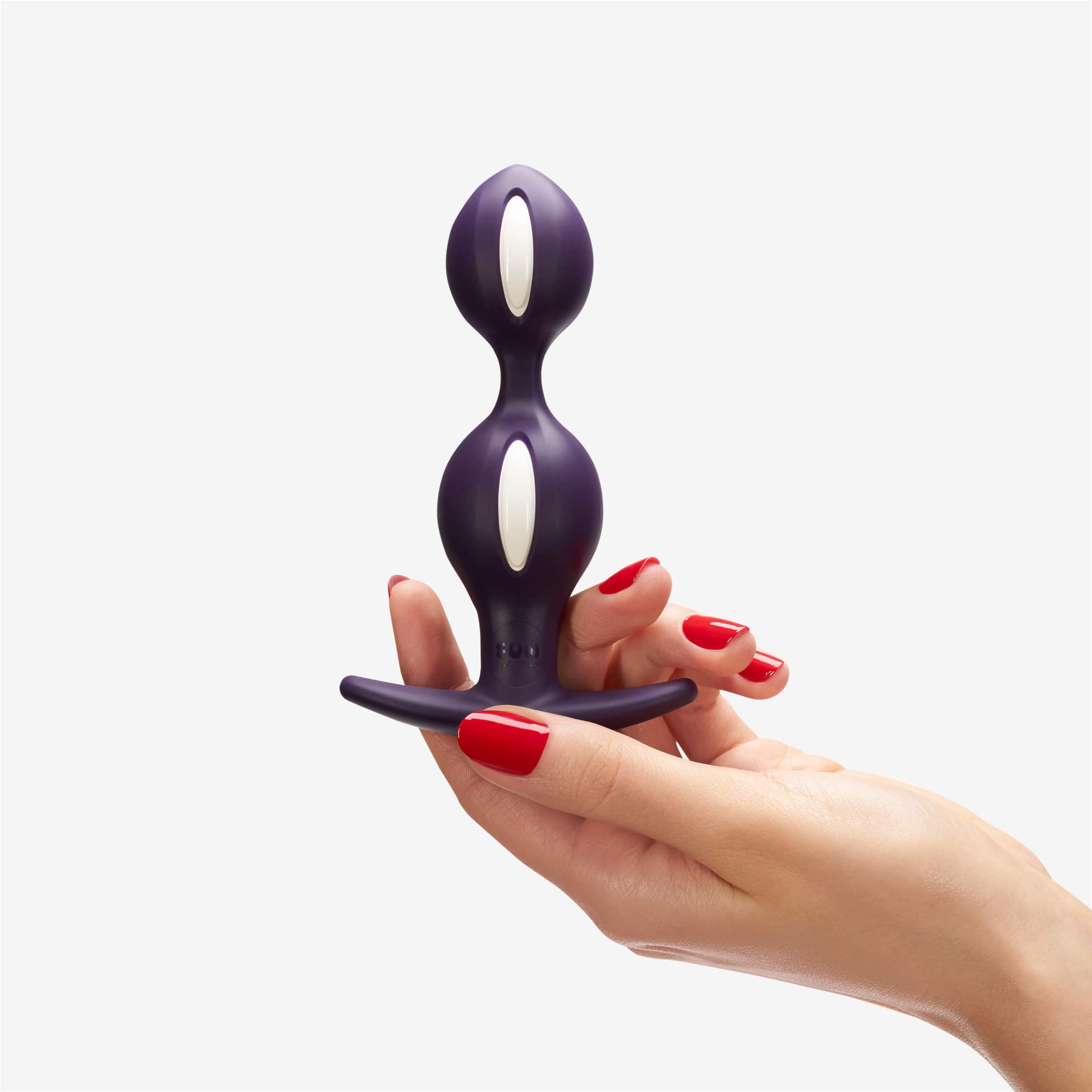 fun-factory-b-balls-duo-plug-anal-blanc-violet image 2