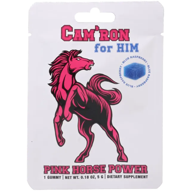 cam-ron-for-him-pink-horse-power-gummy-framboise-bleue image 1