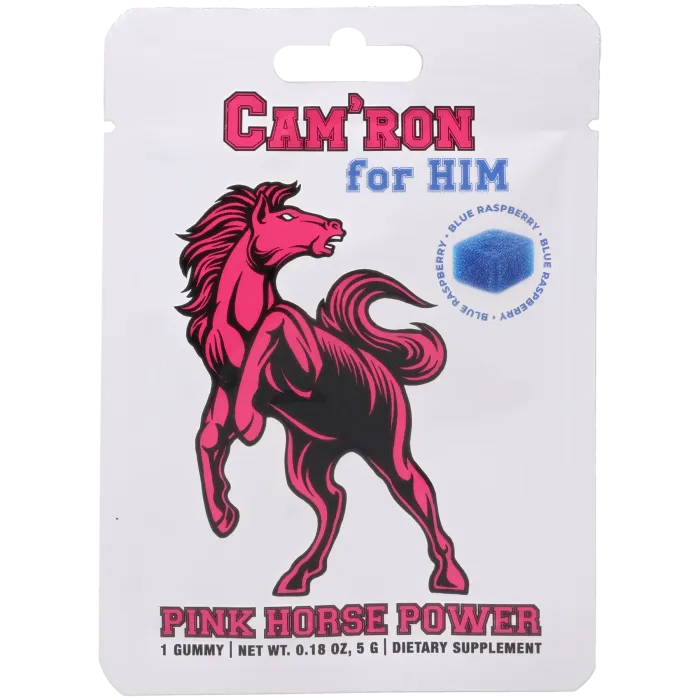 cam-ron-for-him-pink-horse-power-gummy-framboise-bleue image 1