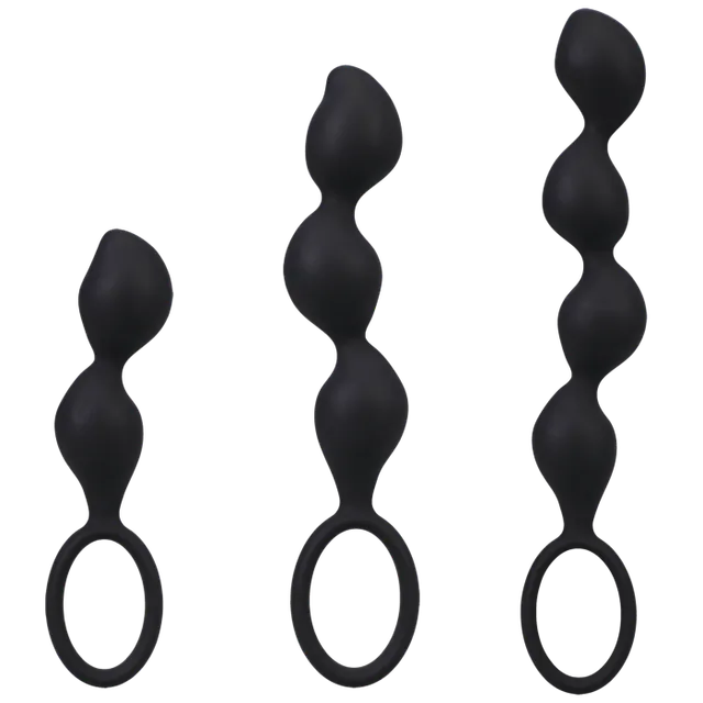 mood-naughty-plugs-anaux-silicone-noir-set-3-tailles image 1