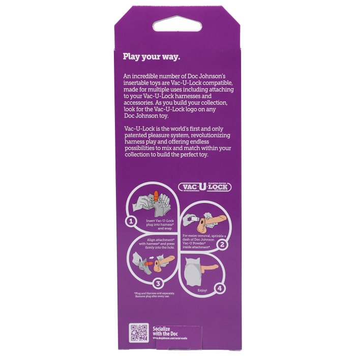 doc-johnson-vac-u-lock-thin-dong-7-pouces-gode-cream image 3