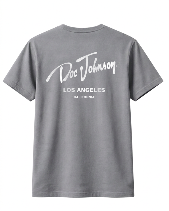 doc-johnson-cursive-t-shirt-gris-coton-taille-s image 2