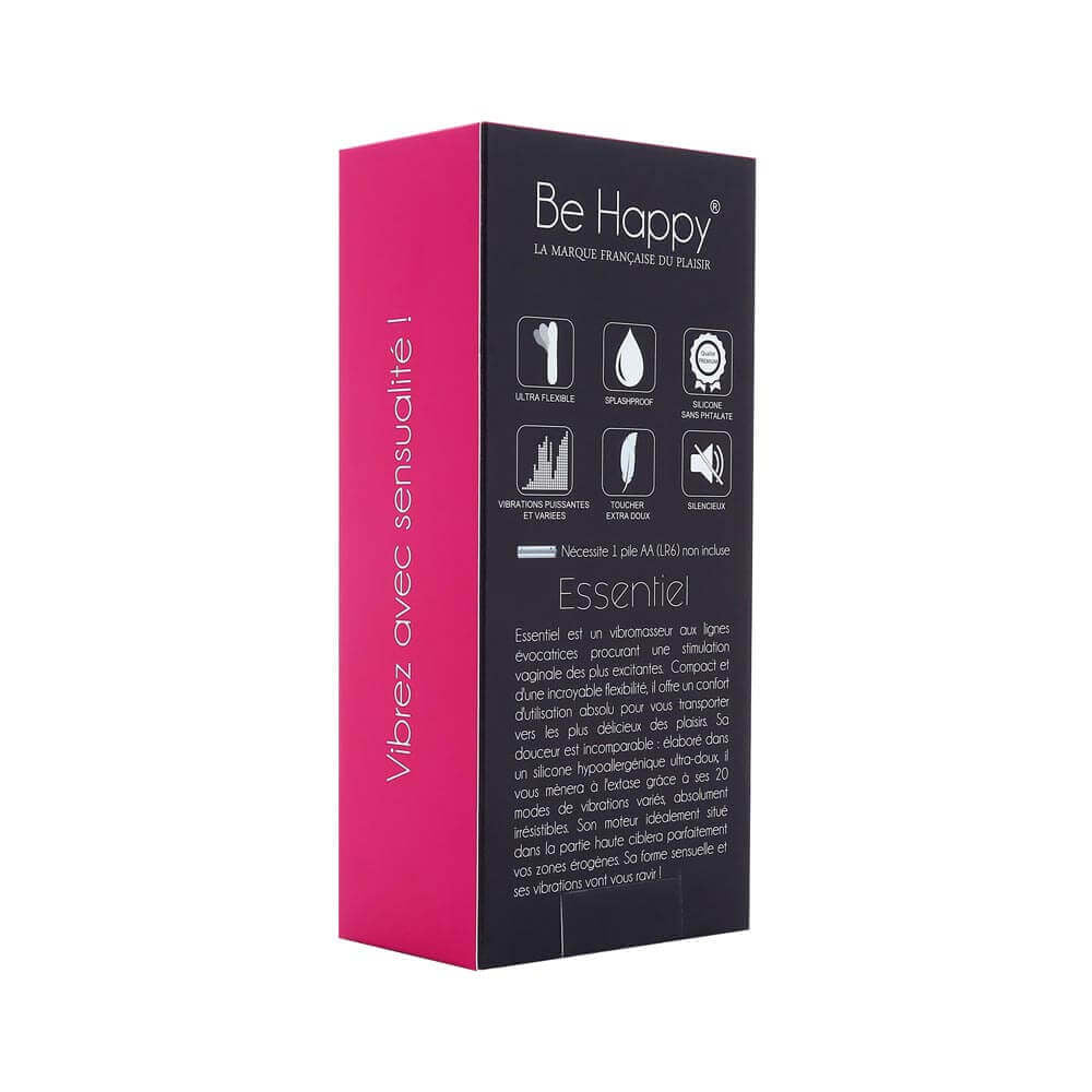 be-happy-essentiel-vibromasseur-noir-or-silicone image 6