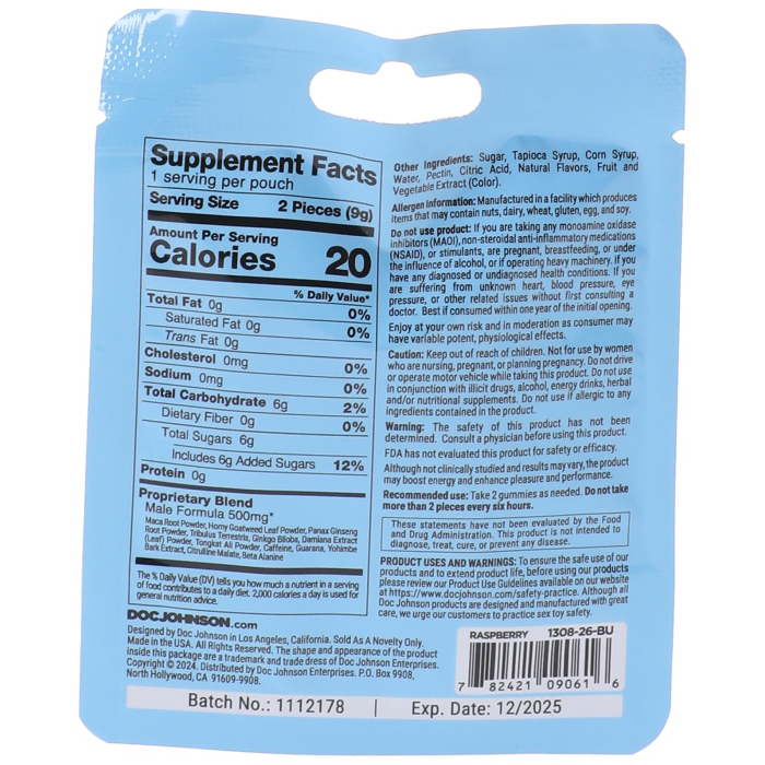 spanish-fly-gummy-stimulant-homme-framboise-individuel image 2