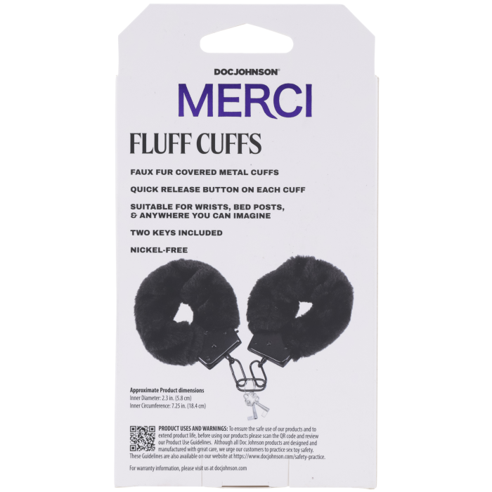 doc-johnson-merci-fluff-cuffs-menottes-noir-fourrure image 6