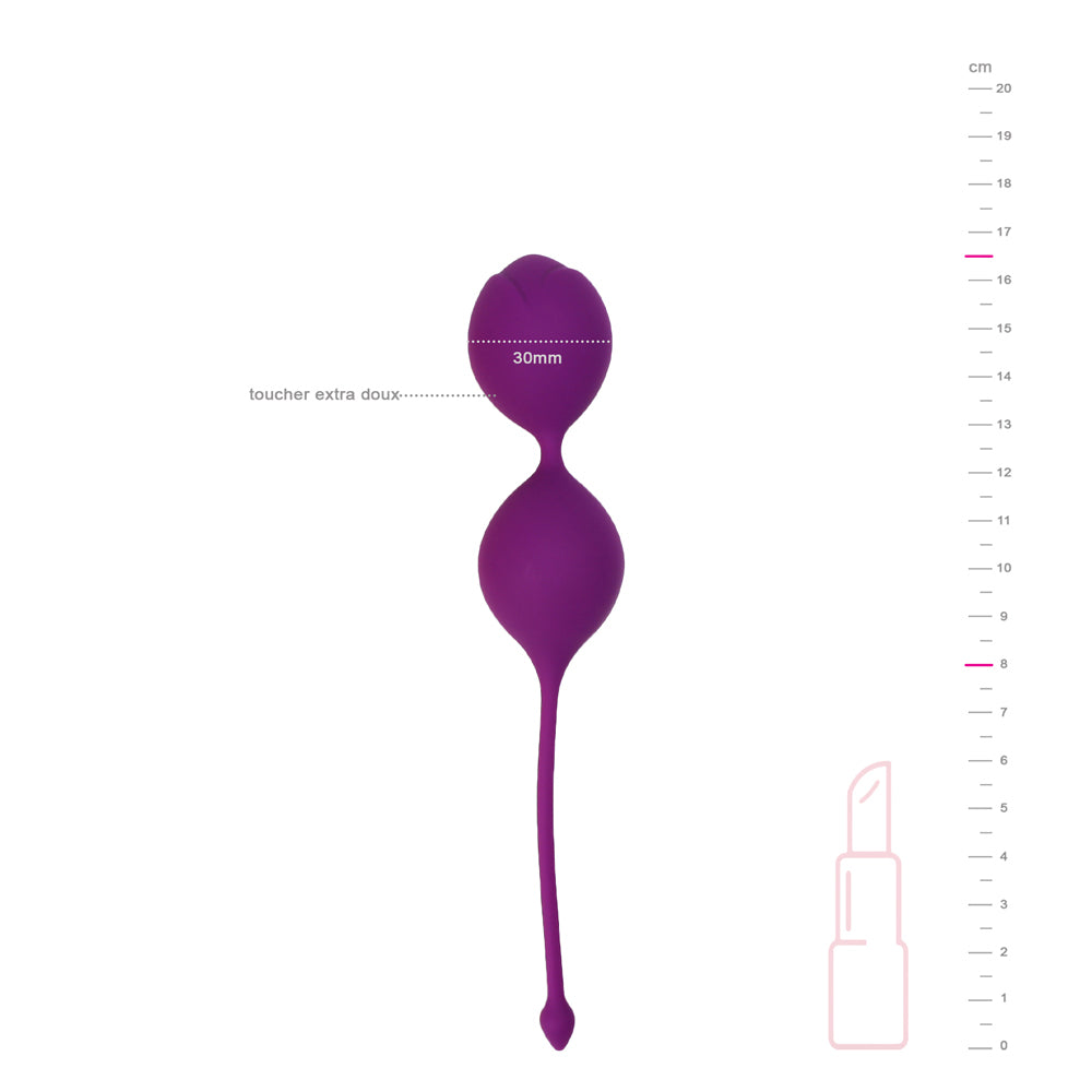be-happy-passion-de-geisha-boules-de-geisha-violet-silicone image 3