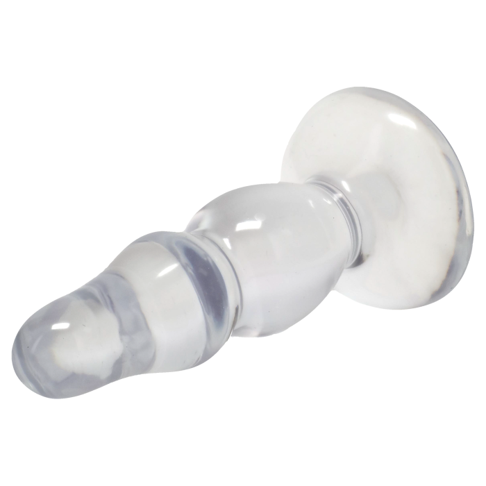 doc-johnson-crystal-jellies-plug-anal-novice-10-cm-transparent image 2