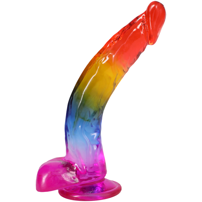 doc-johnson-crystal-jellies-gode-r-aliste-rainbow-24-cm image 3