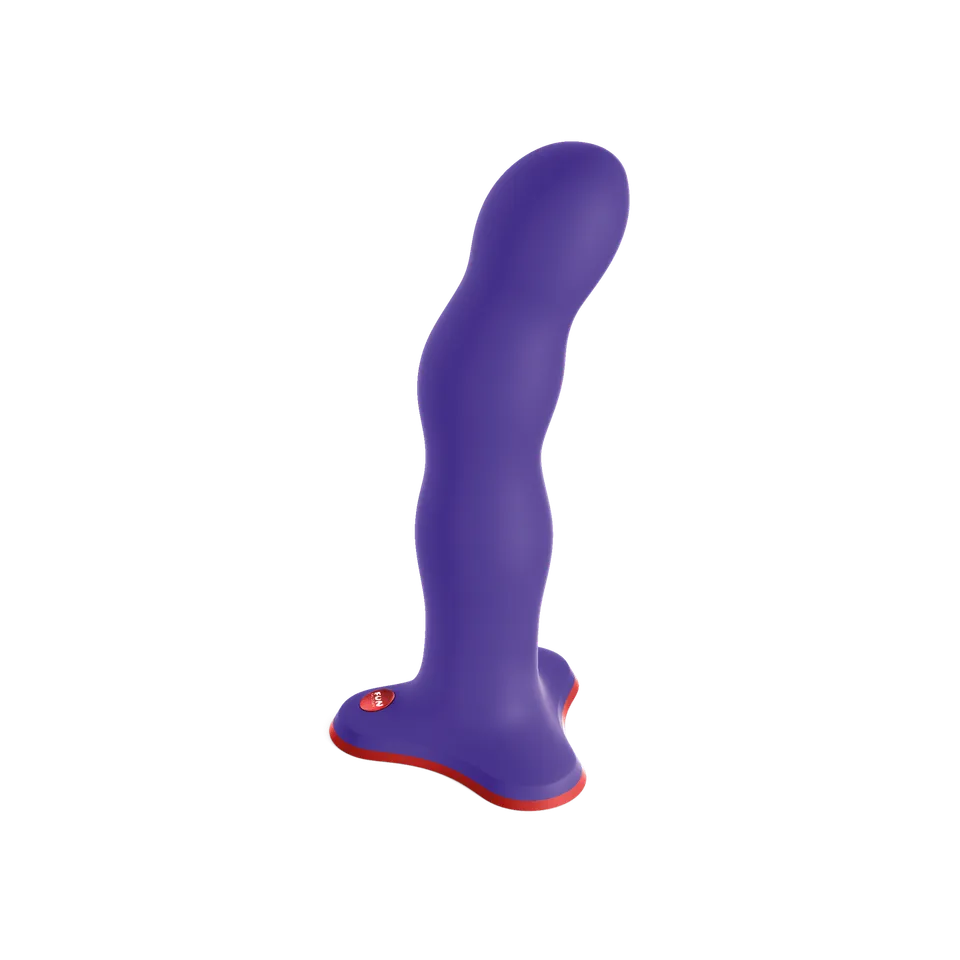 fun-factory-bouncer-gode-ventouse-harnais-violet-sans-vibration image 1