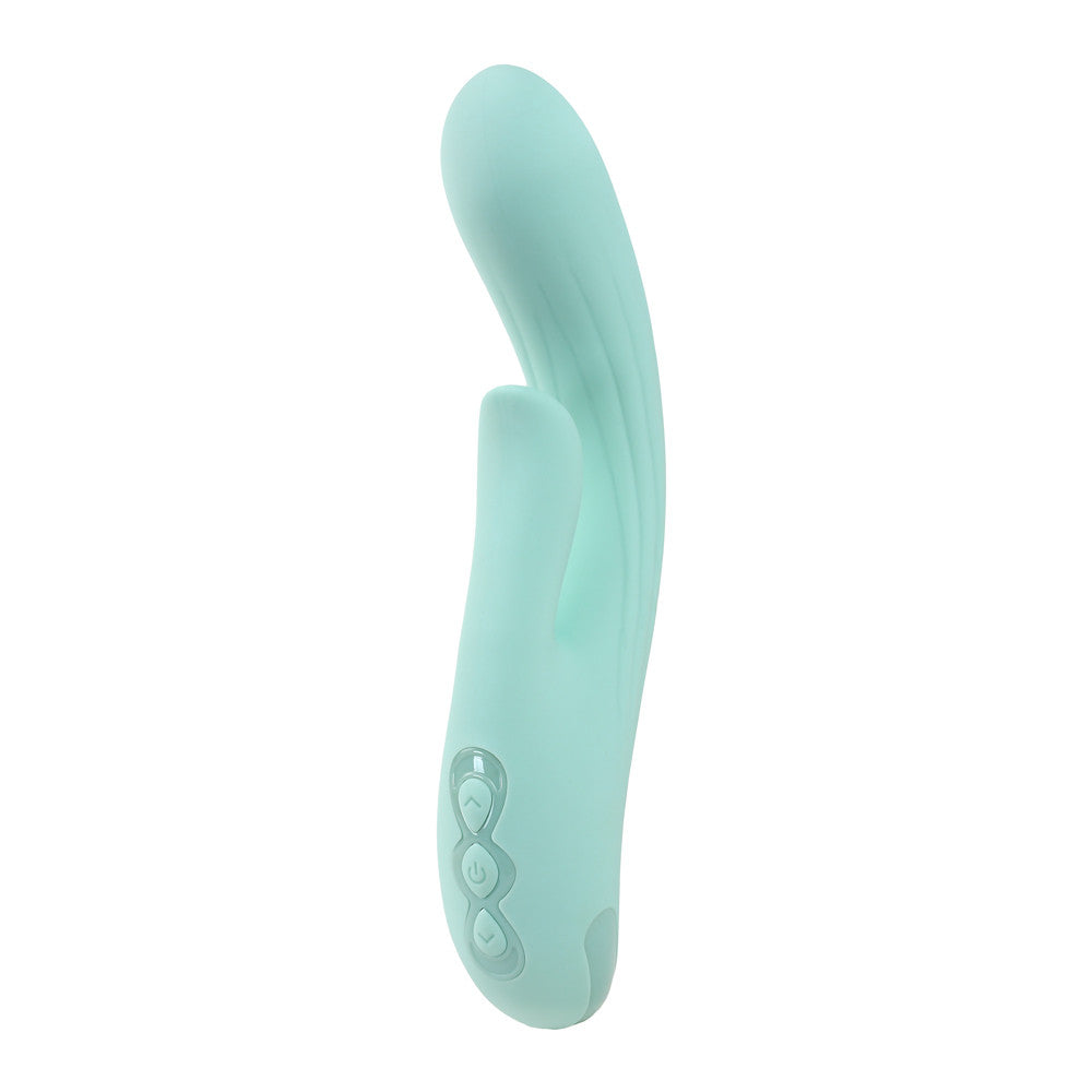 be-happy-sextoy-vaginal-vibromasseur-rabbit-com-te-bleu image 4