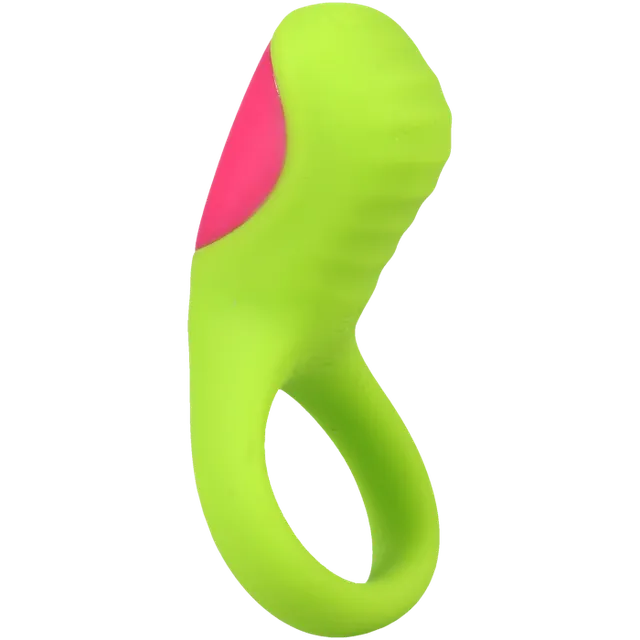doc-johnson-mood-play-anneau-vibrant-couple-silicone-vert image 1