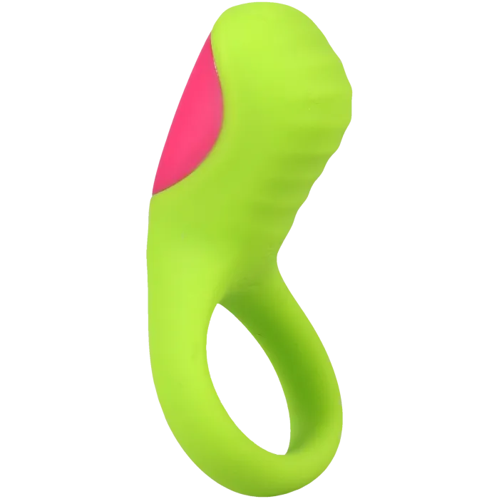 doc-johnson-mood-play-anneau-vibrant-couple-silicone-vert image 1