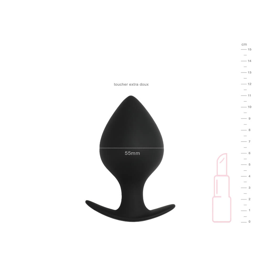 be-happy-secret-plug-anal-silicone-noir-taille-m image 8