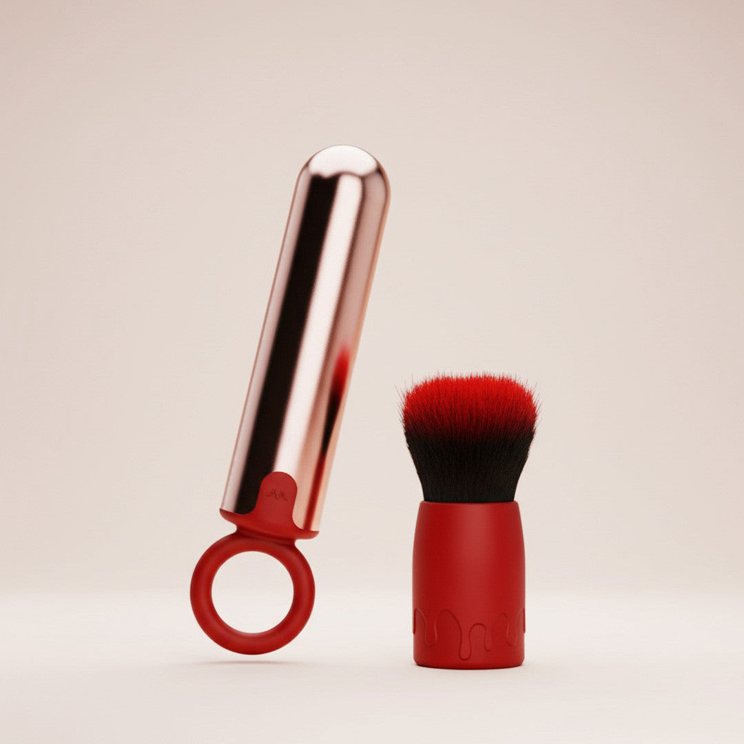 be-happy-sextoy-clitoridien-stimulateur-pinceau-crush-rouge image 1