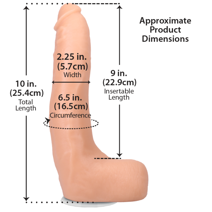 doc-johnson-signature-cocks-dan-damage-gode-ventouse-25-cm-ultraskyn image 3