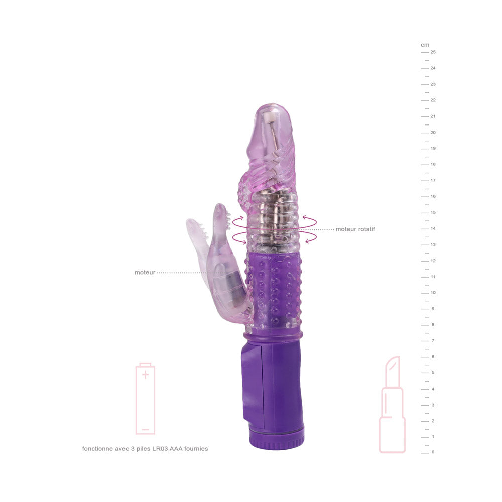 be-happy-petit-rabbit-textur-vibromasseur-violet image 2