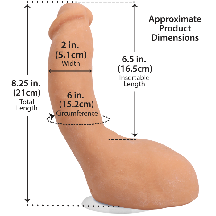 signature-cocks-james-deen-gode-r-aliste-20-cm-ventouse image 3
