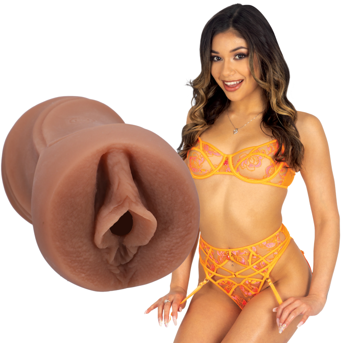 doc-johnson-signature-strokers-xxlayna-marie-masturbateur-poche-caramel image 2