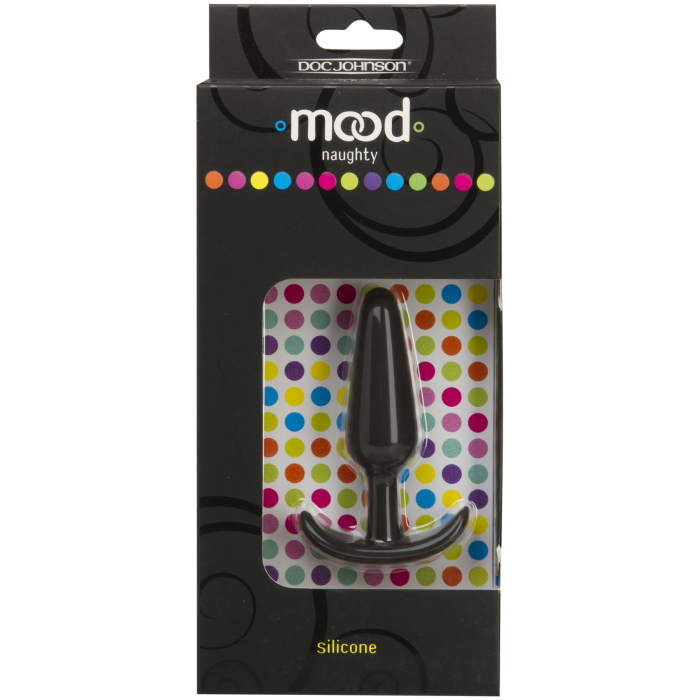 doc-johnson-mood-naughty-1-plug-anal-small-silicone-noir image 3