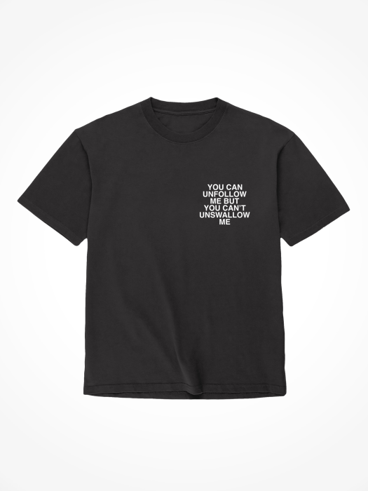 doc-johnson-assholes-live-forever-unfollow-me-t-shirt-noir-s image 1