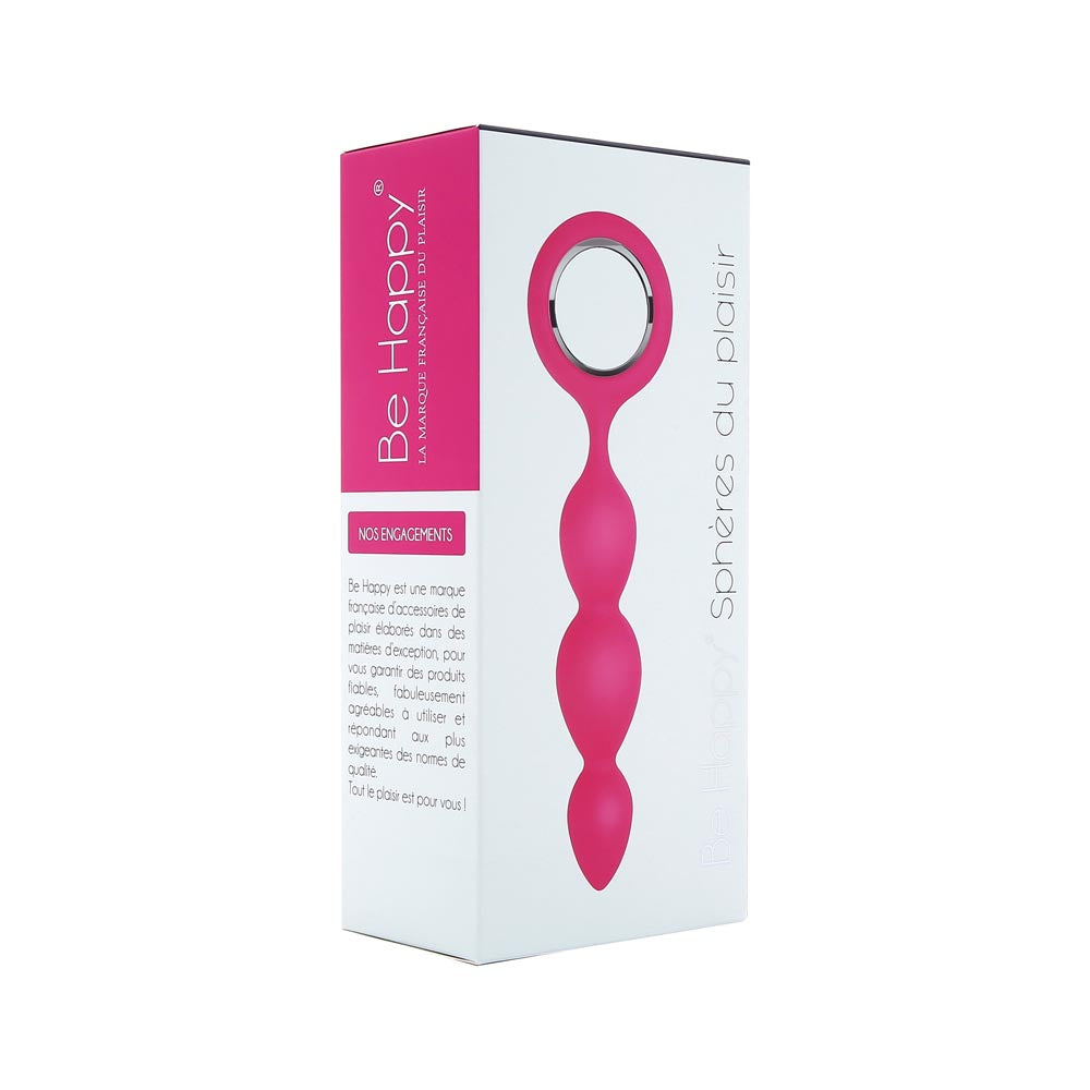 be-happy-cha-ne-anale-sph-res-plaisir-silicone-rose-3-billes image 4
